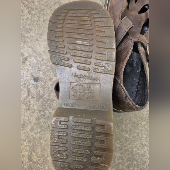 Dr. Martens Brown Leather Mary Jane Shoes - Picture 6 of 6